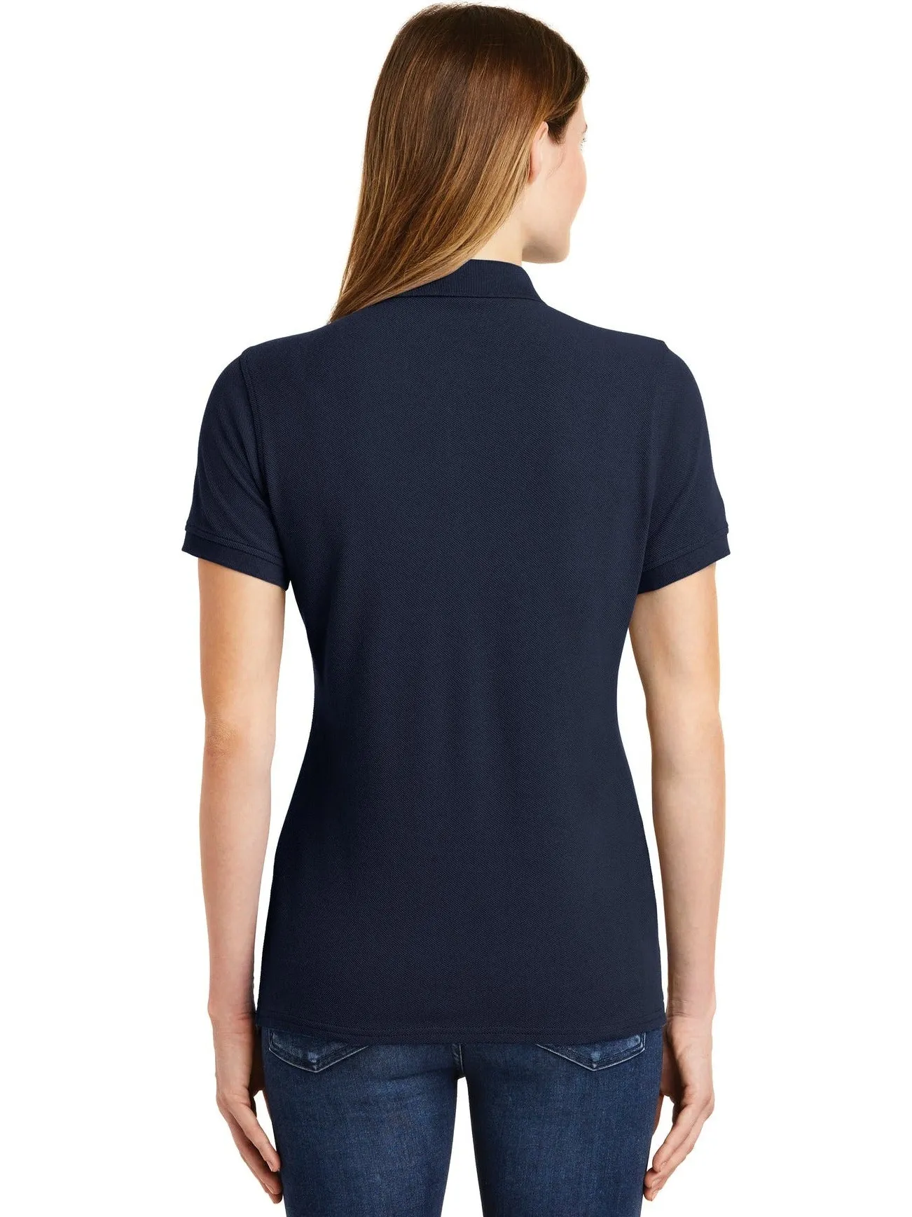 Port Authority Ladies Ring Spun Pique Polo