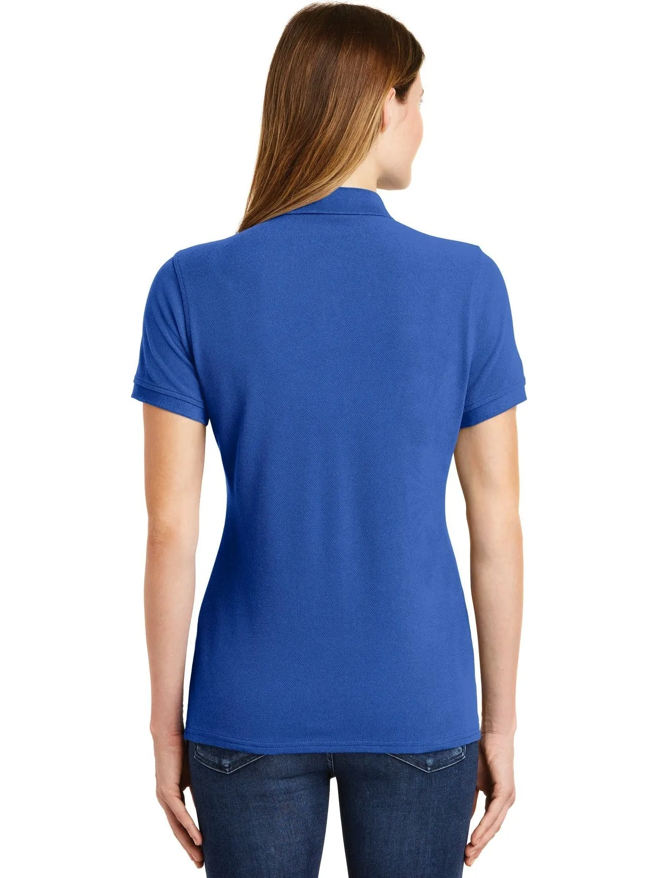 Port Authority Ladies Ring Spun Pique Polo