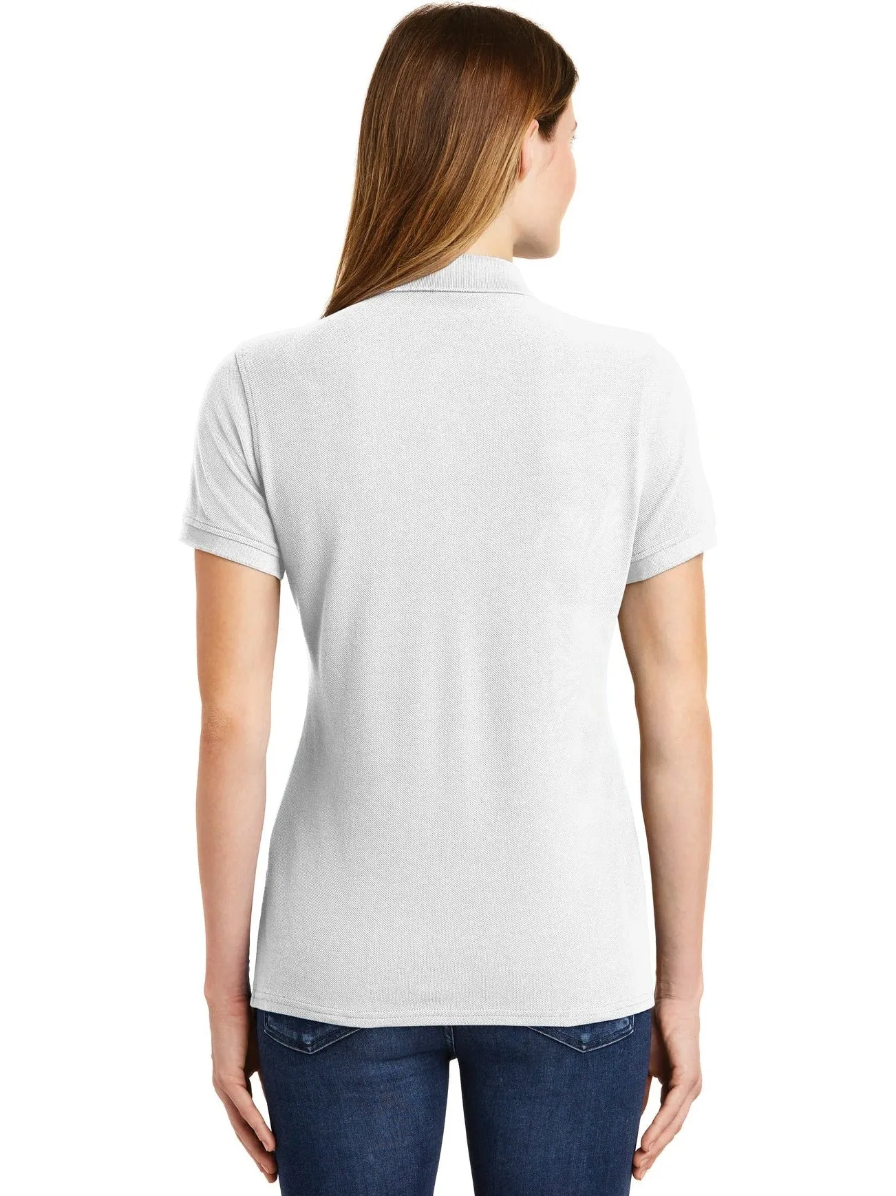Port Authority Ladies Ring Spun Pique Polo