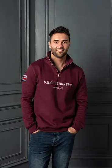 P.O.S.H Country Tidal Zip Sweatshirt
