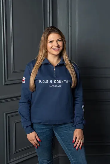 P.O.S.H Country Tidal Zip Sweatshirt