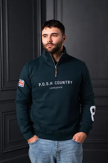 P.O.S.H Country Tidal Zip Sweatshirt