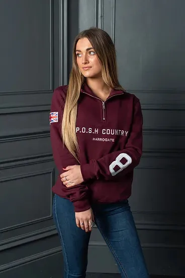 P.O.S.H Country Tidal Zip Sweatshirt