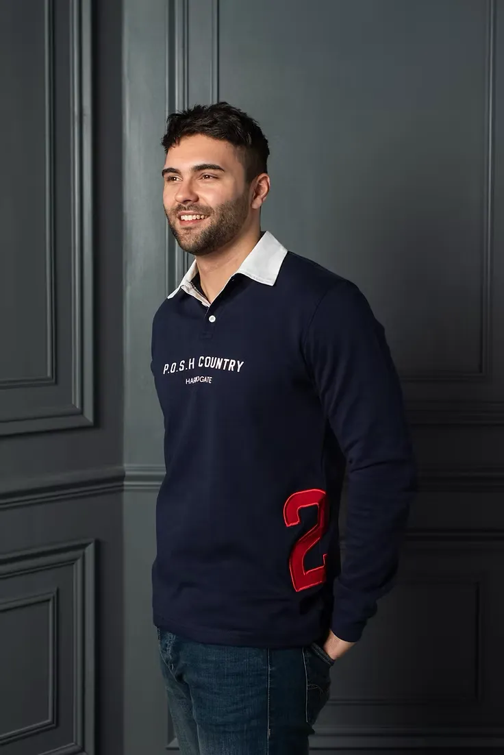 P.O.S.H. Country Unisex The Rudding Rugby Shirt