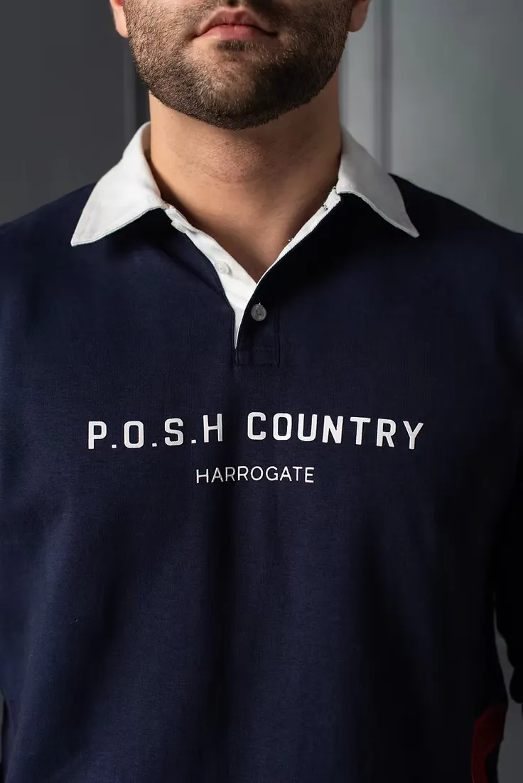 P.O.S.H. Country Unisex The Rudding Rugby Shirt
