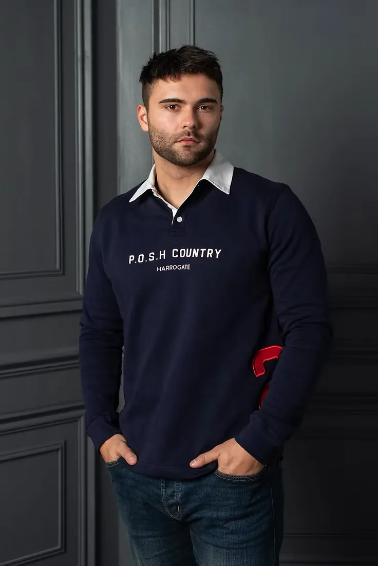 P.O.S.H. Country Unisex The Rudding Rugby Shirt