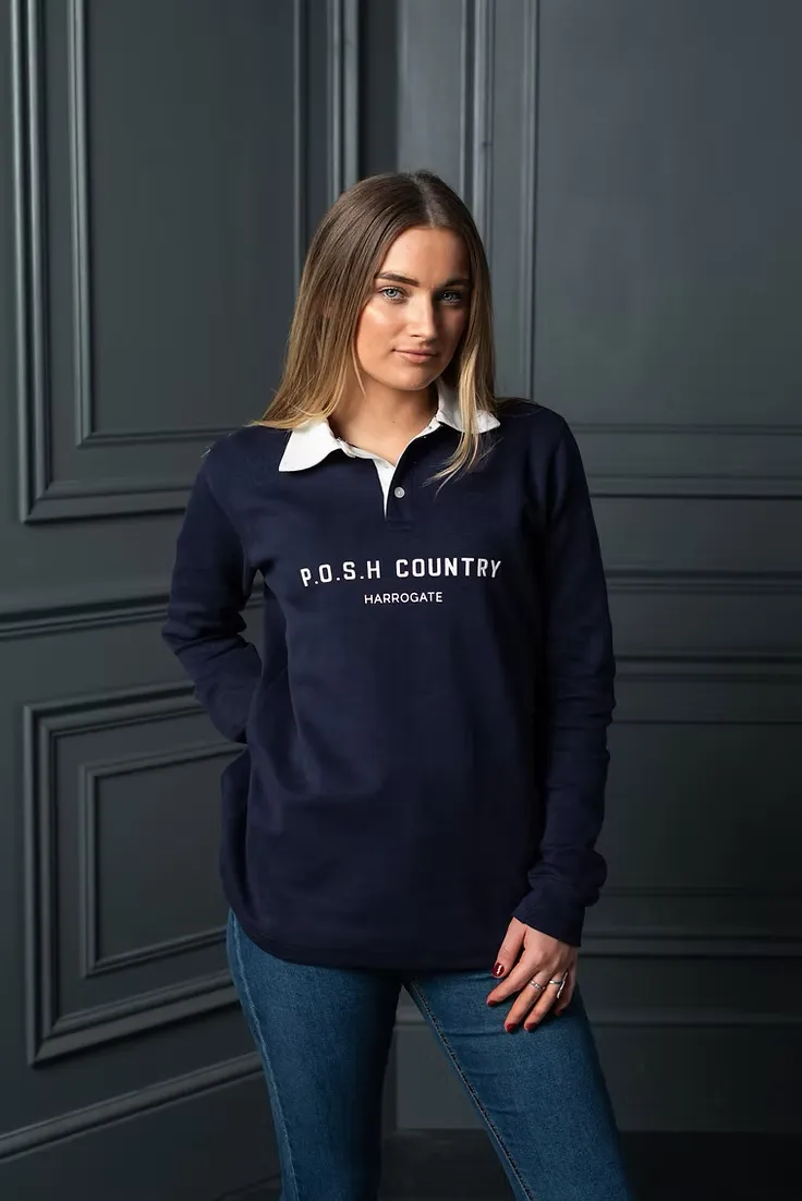 P.O.S.H. Country Unisex The Rudding Rugby Shirt
