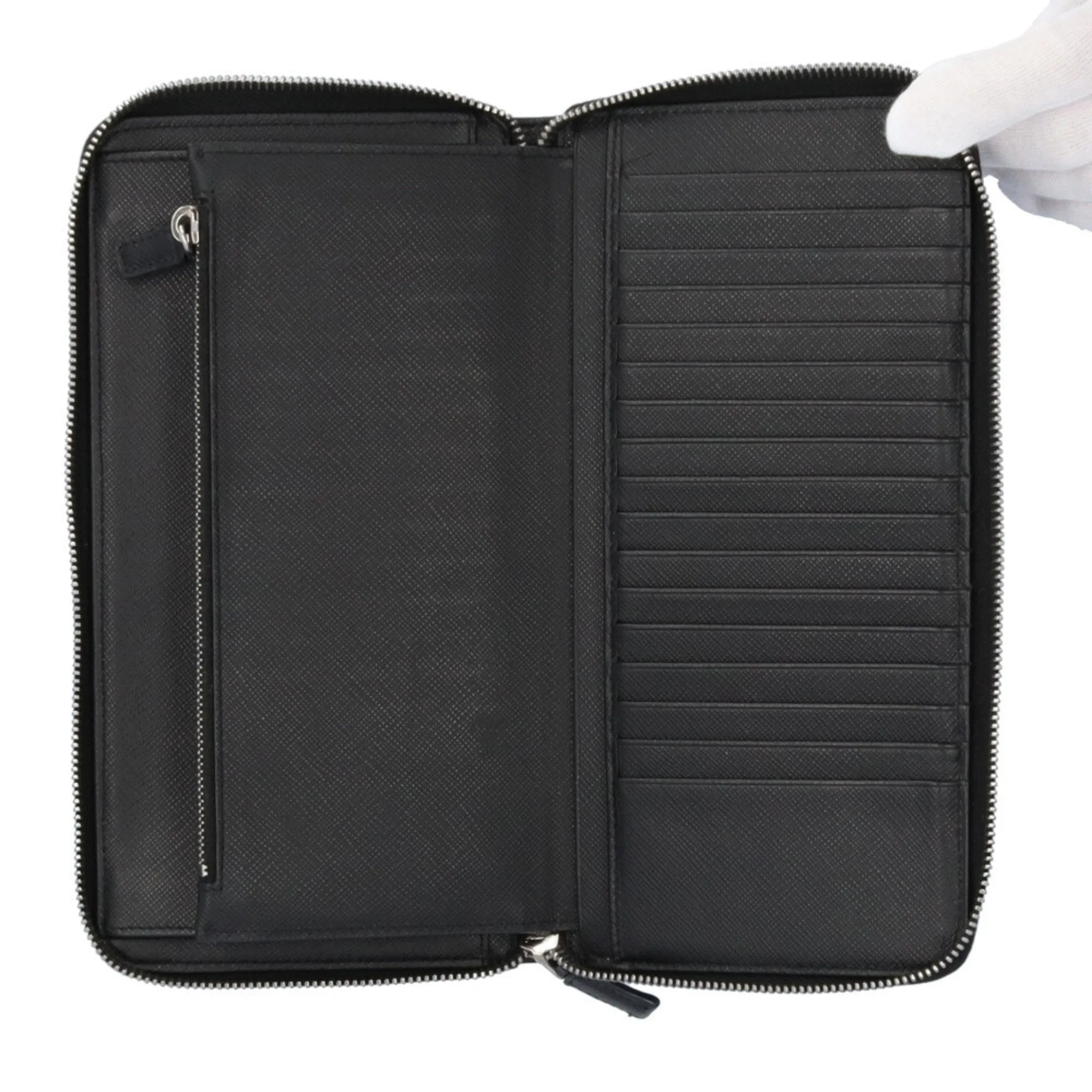 Prada Saffiano Leather Coin Purse/Coin Case (Pre-Owned)