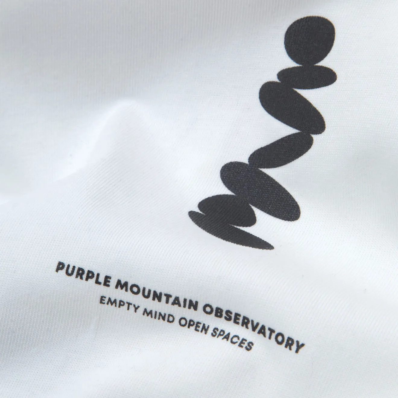 Purple Mountain Observatory Boulders S/S Tee White