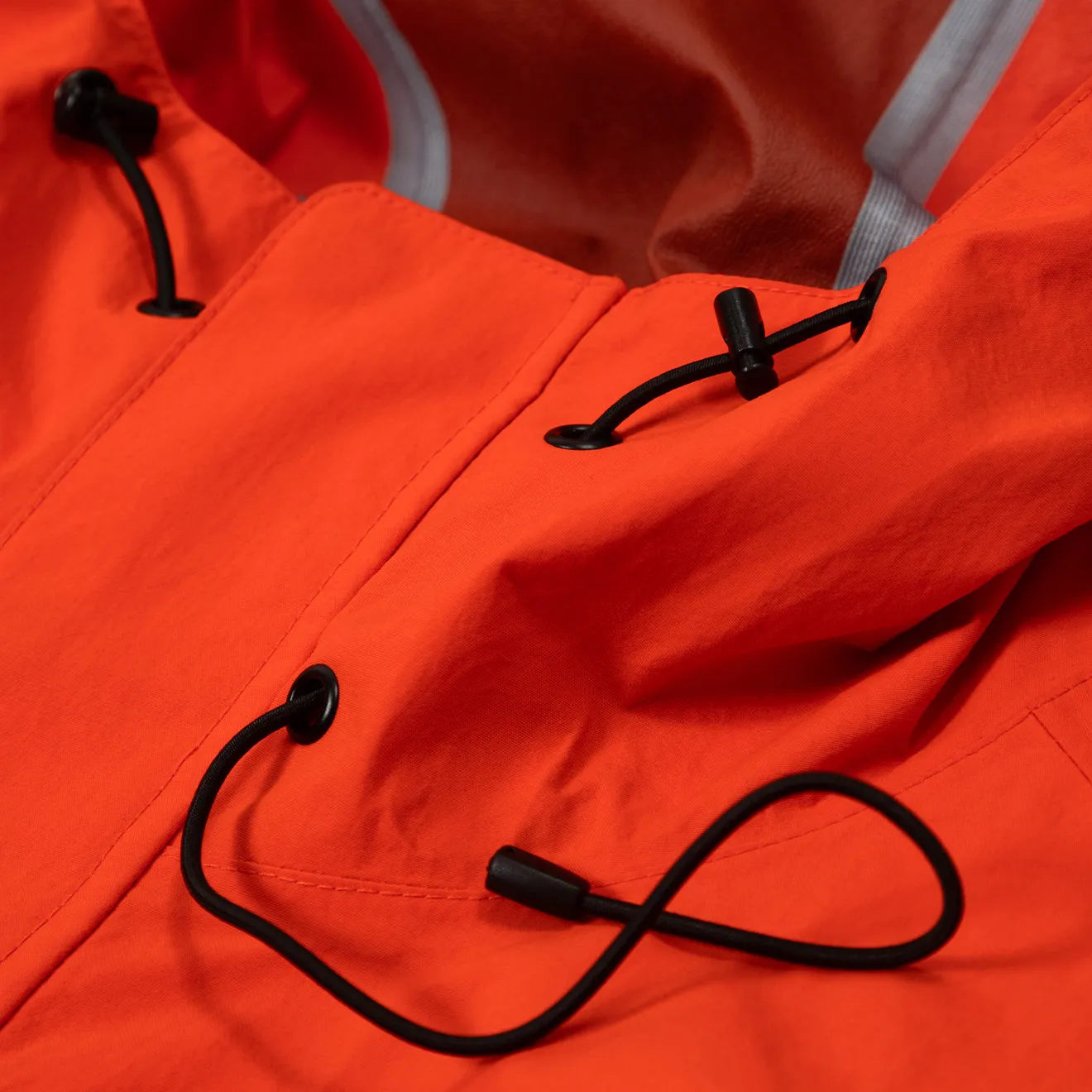 Purple Mountain Observatory Climate Hooded Jacket Orange