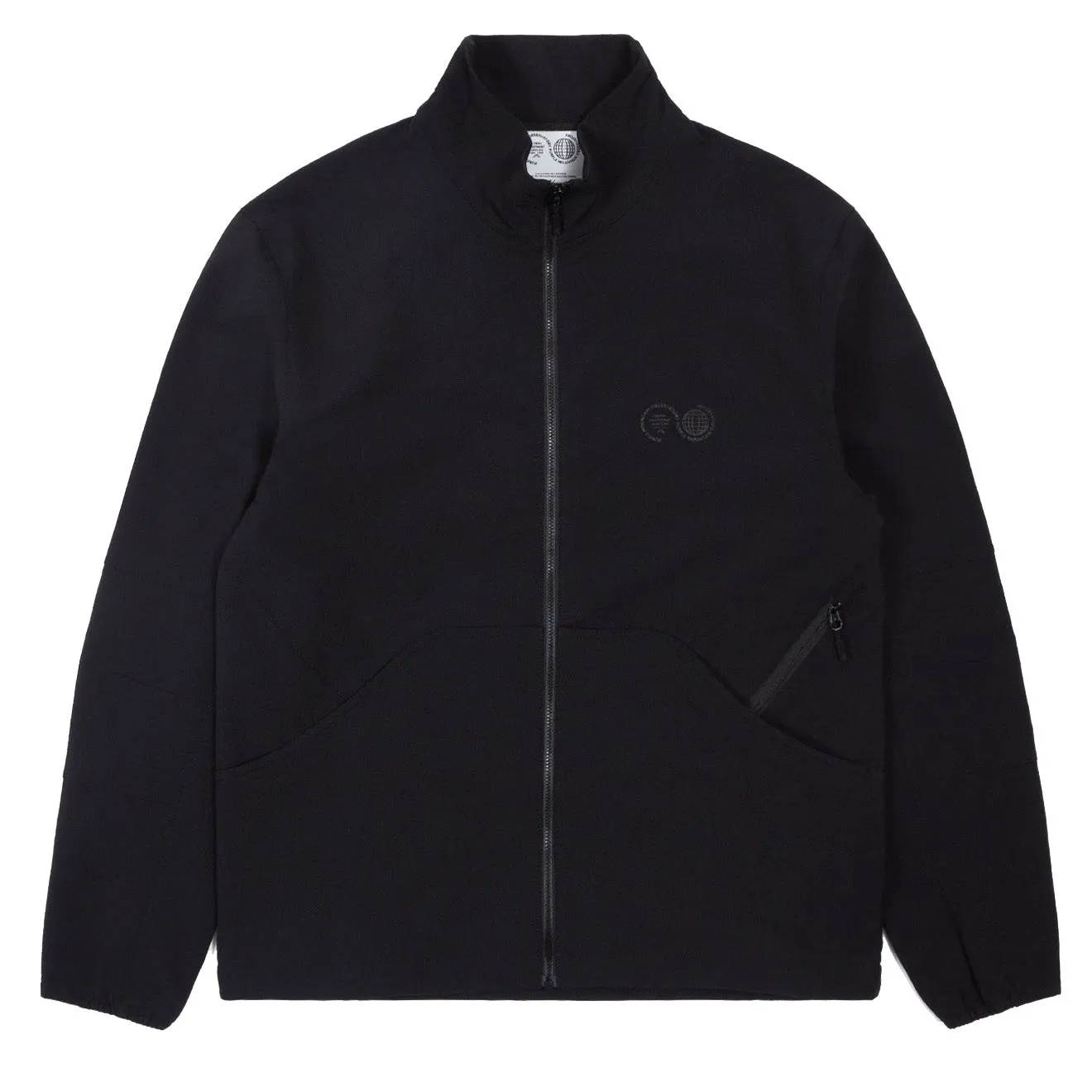 Purple Mountain Observatory Soft Shell Advanded Funnel Jacket Black