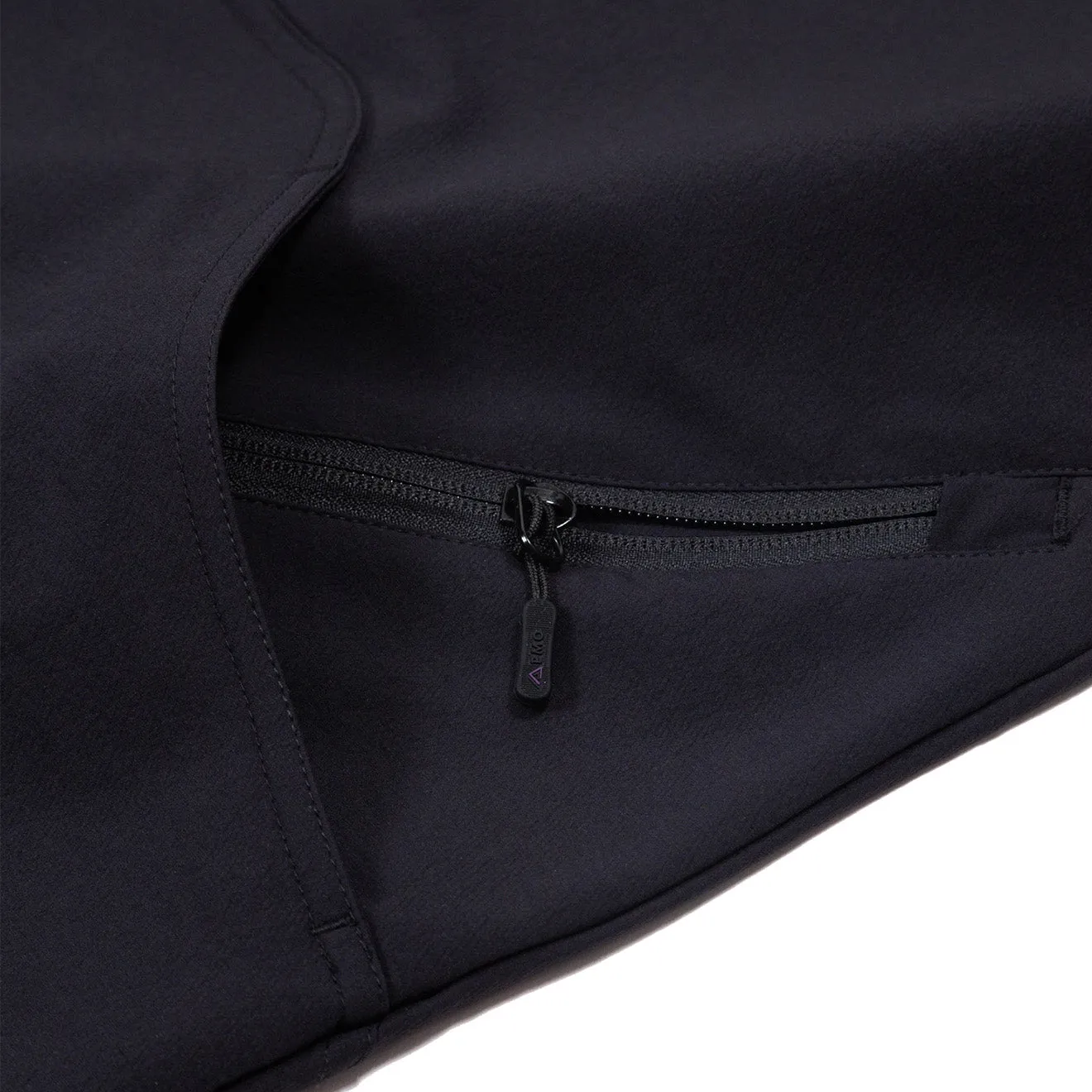 Purple Mountain Observatory Soft Shell Advanded Funnel Jacket Black