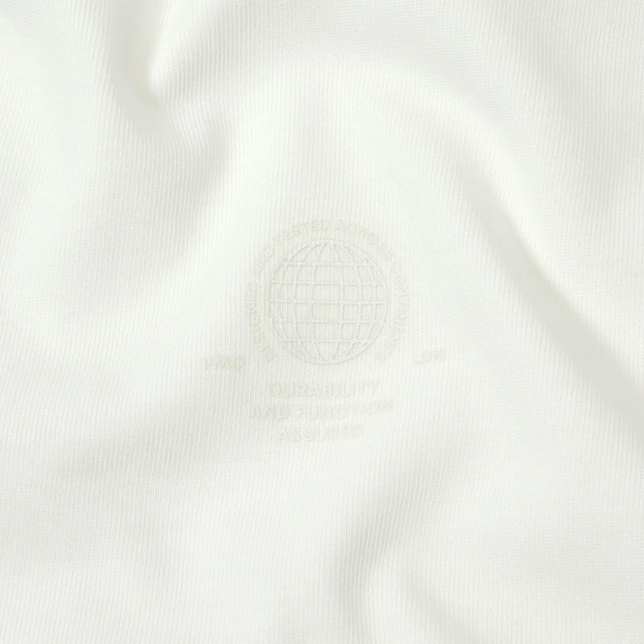 Purple Mountain Observatory Tonal Logo S/S Tee White