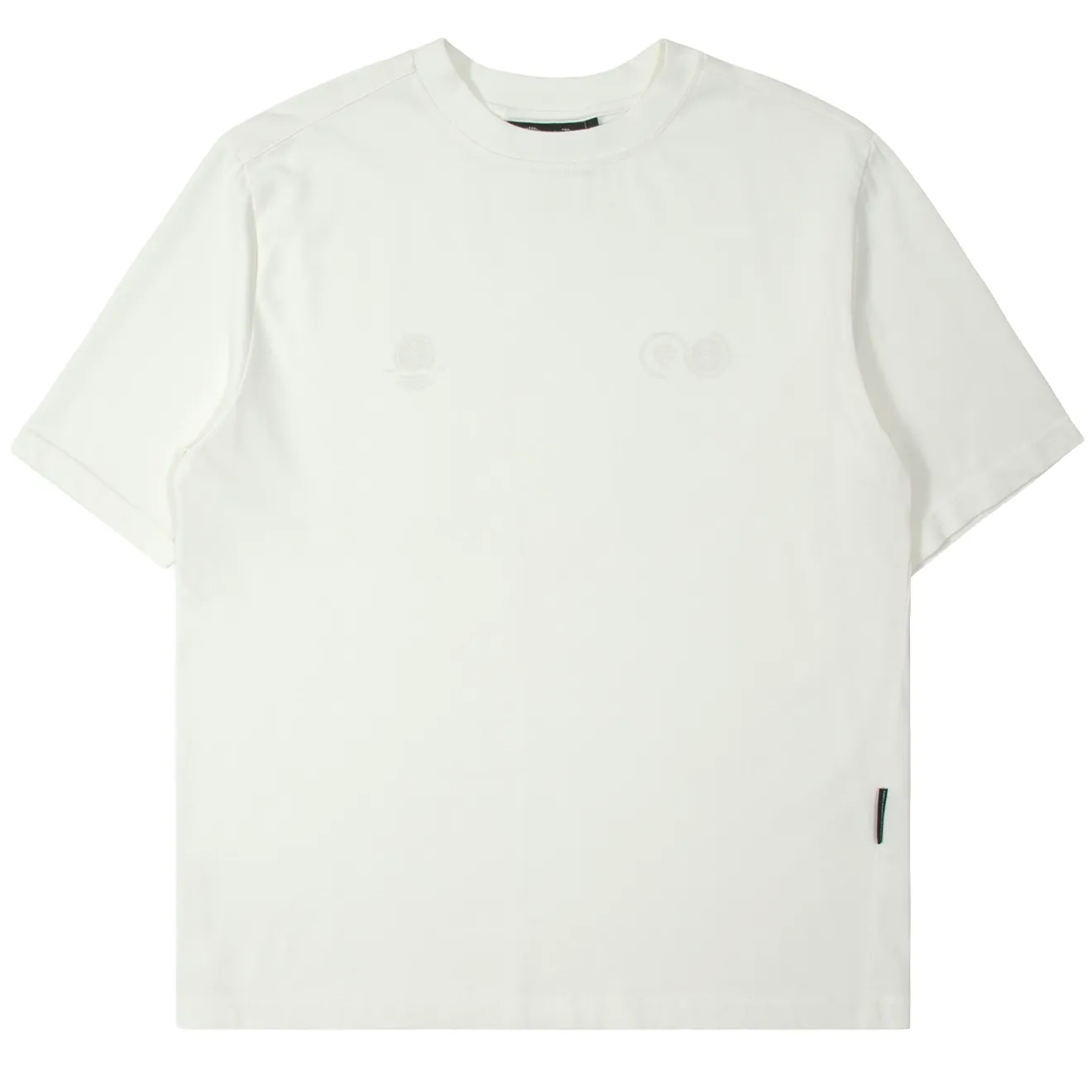 Purple Mountain Observatory Tonal Logo S/S Tee White