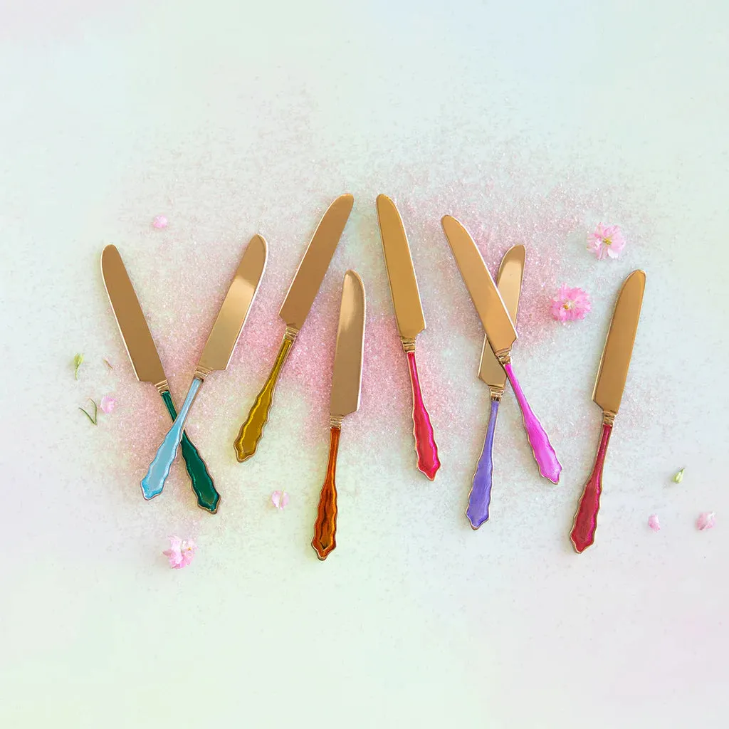 RAINBOW METALLIC KNIVES