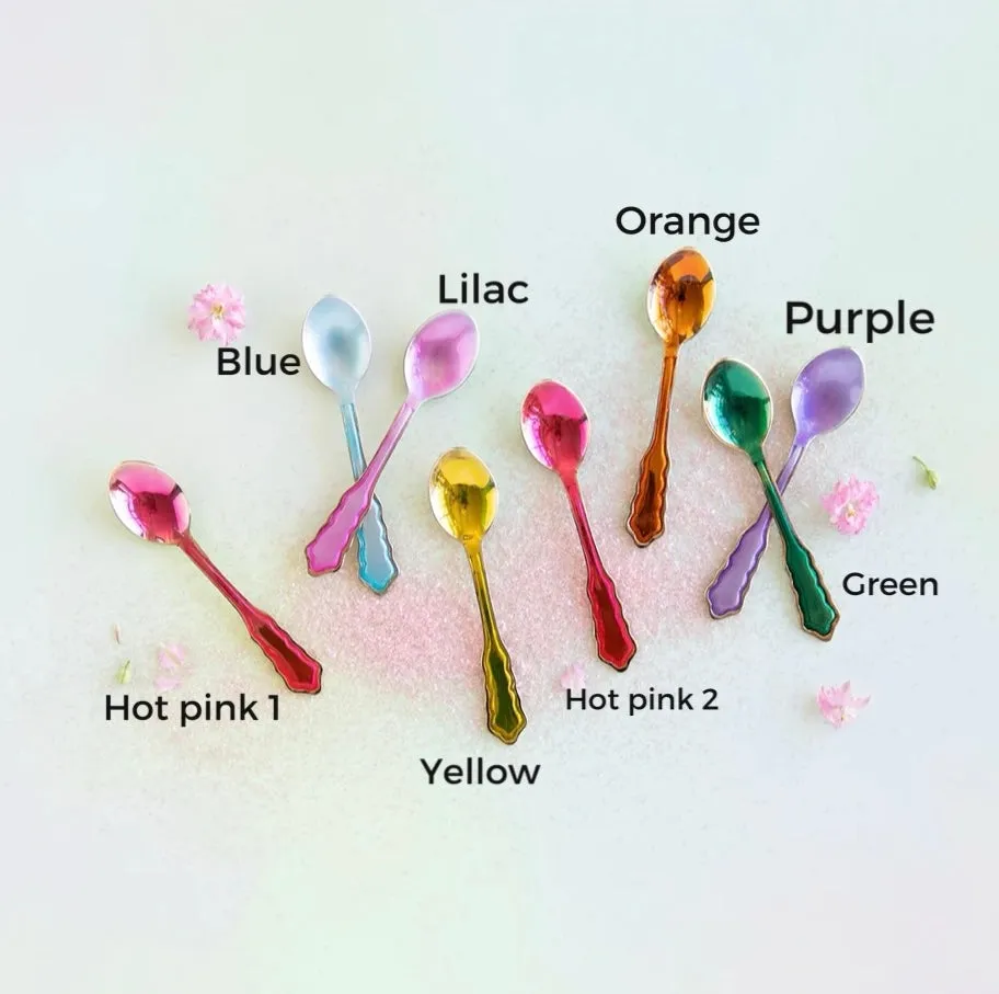 RAINBOW METALLIC SPOONS