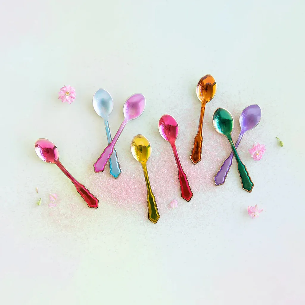 RAINBOW METALLIC SPOONS