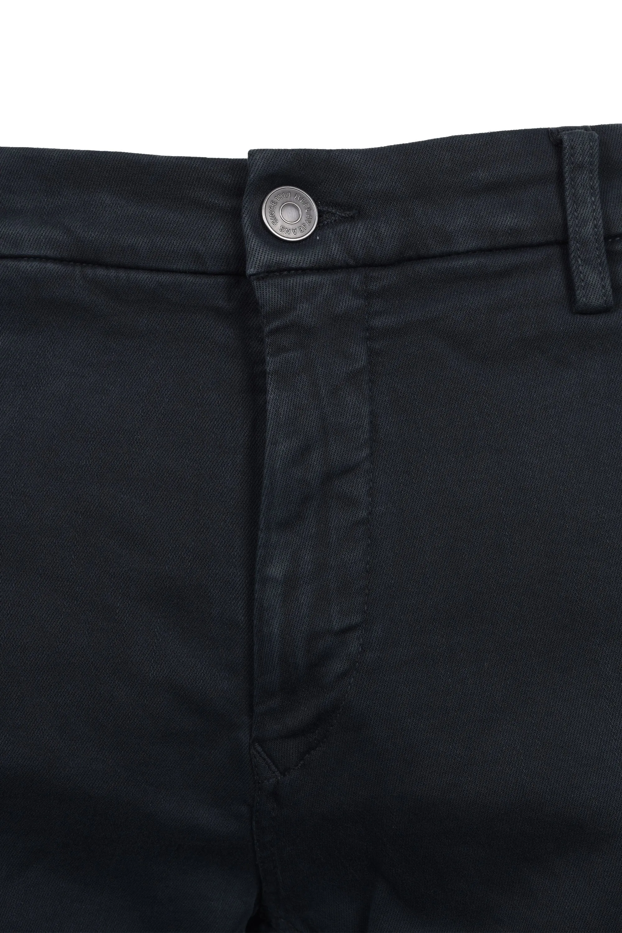 Replay Benni Cotton Trouser Petrol Blue