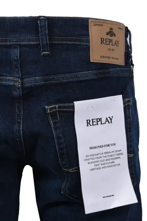 Replay Grover Denim Jeans Dark Denim