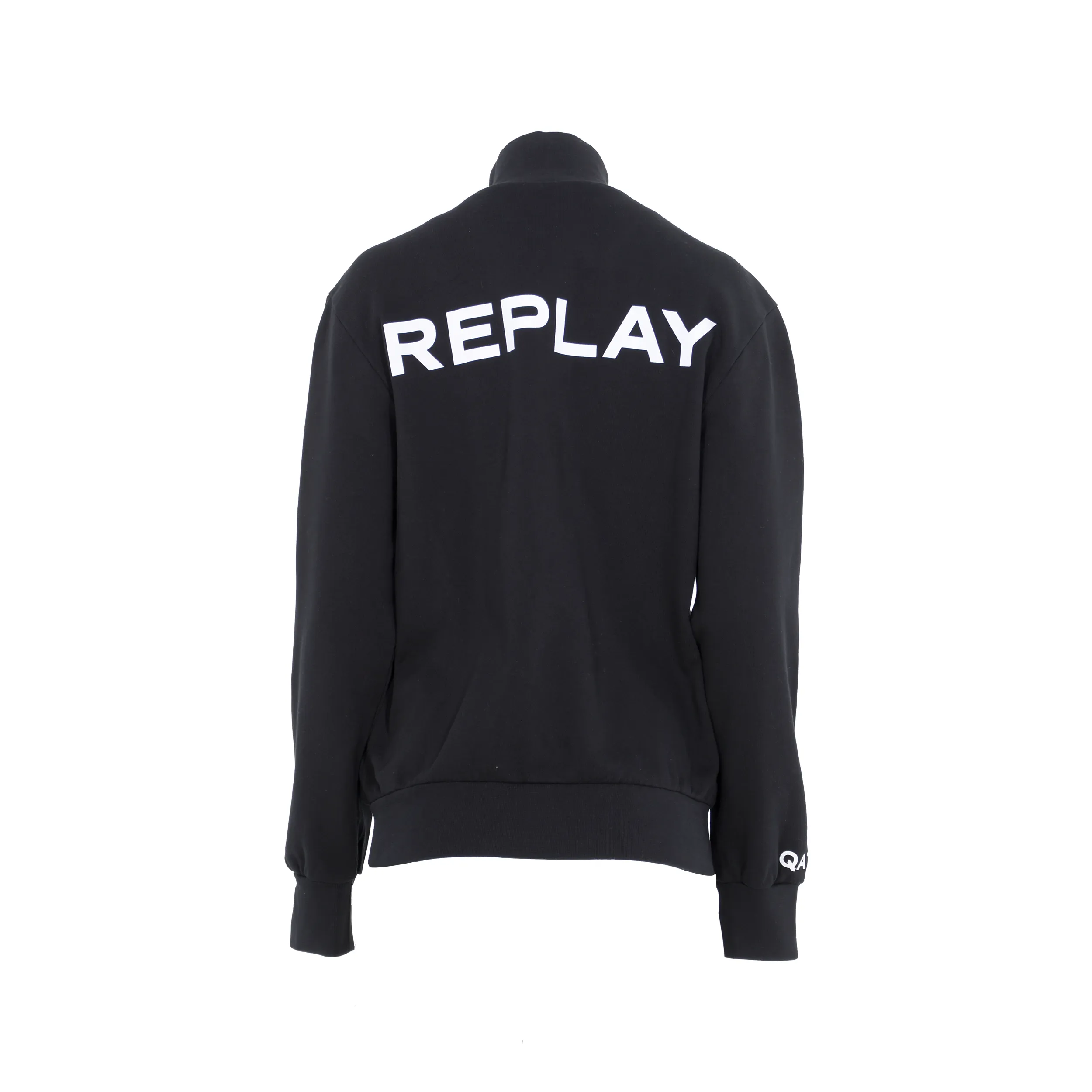 Replay Men's Cotton Fleece Black Sweatshirt
