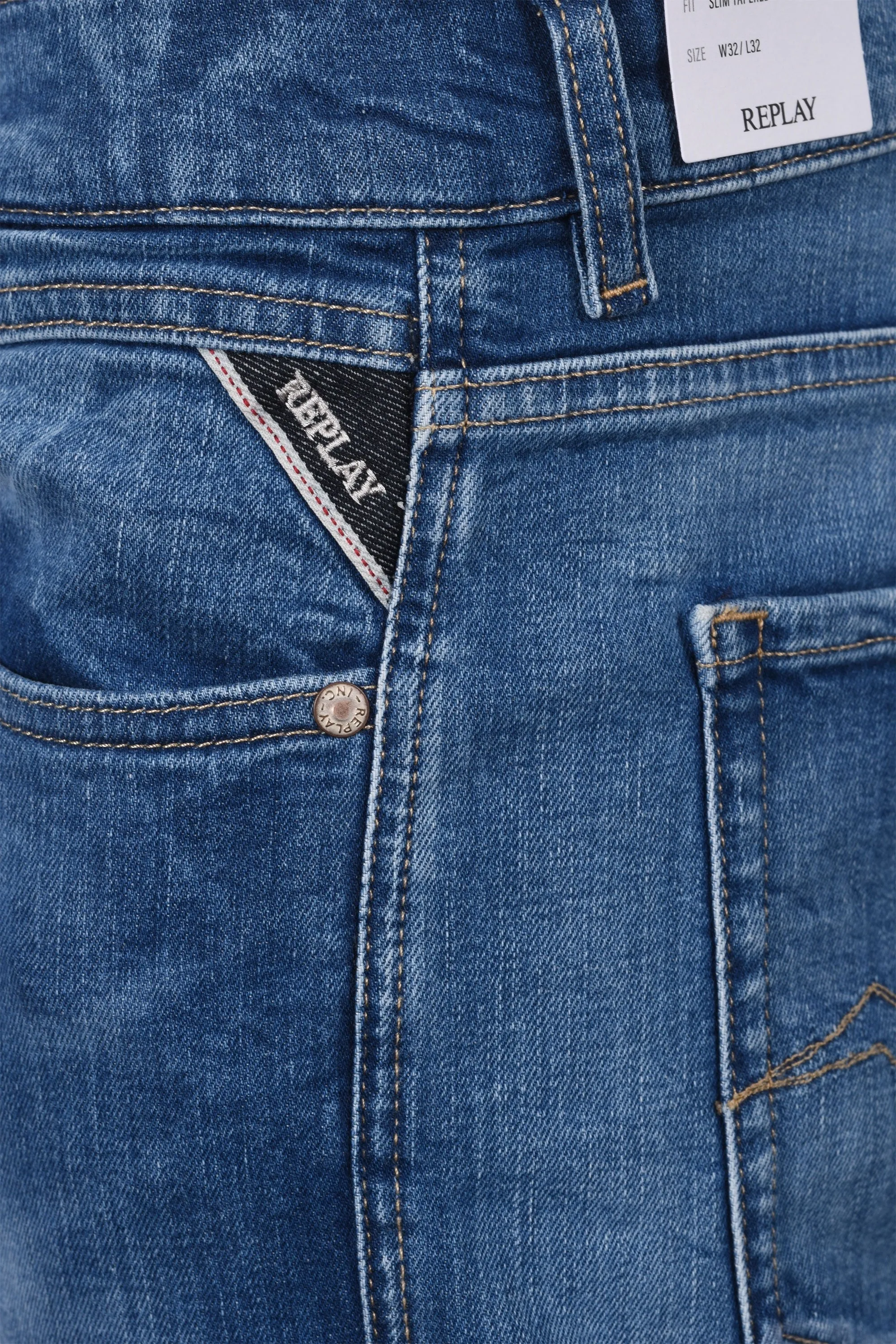 Replay Mickym Denim Slim Fit Jeans Denim