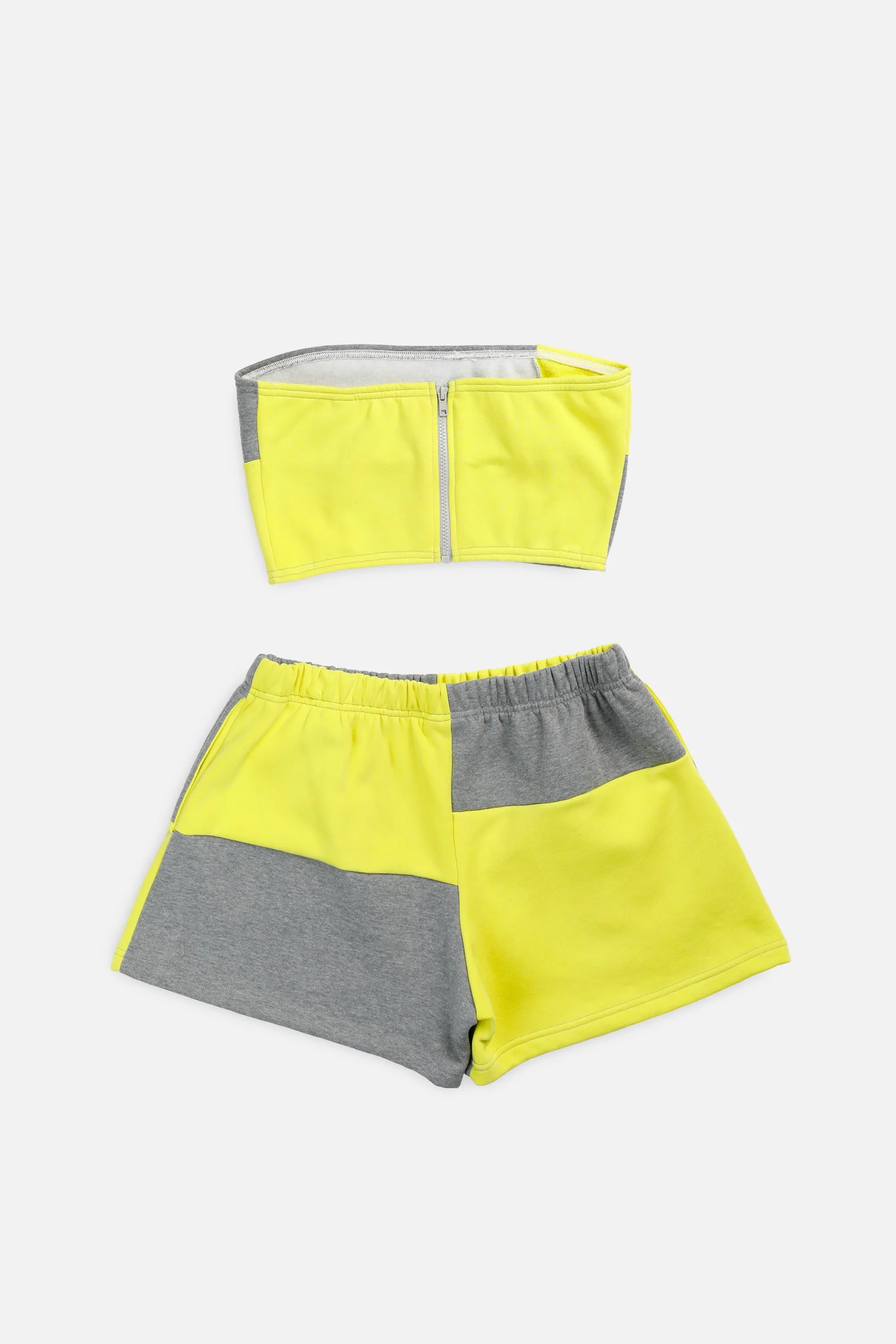 Rework Nike Patchwork Sweatshorts Set - L Frankie
