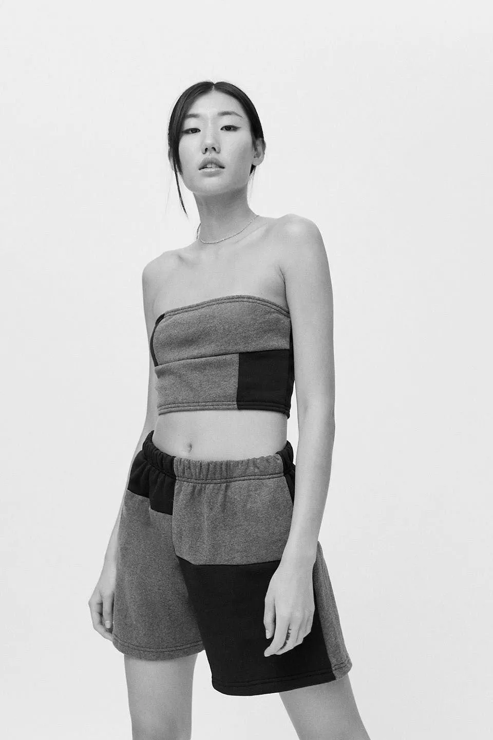 Rework Nike Patchwork Sweatshorts Set - M Frankie