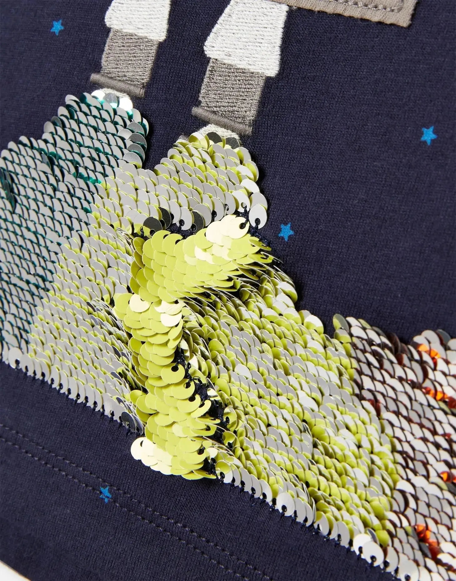 Rocket Two-way sequins T-Shirt | Joules