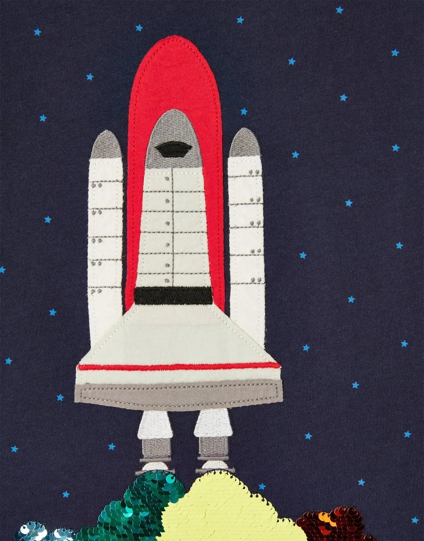 Rocket Two-way sequins T-Shirt | Joules