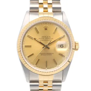 Rolex Stainless Steel yellow gold (18K) Wristwatch (Pre-Owned)