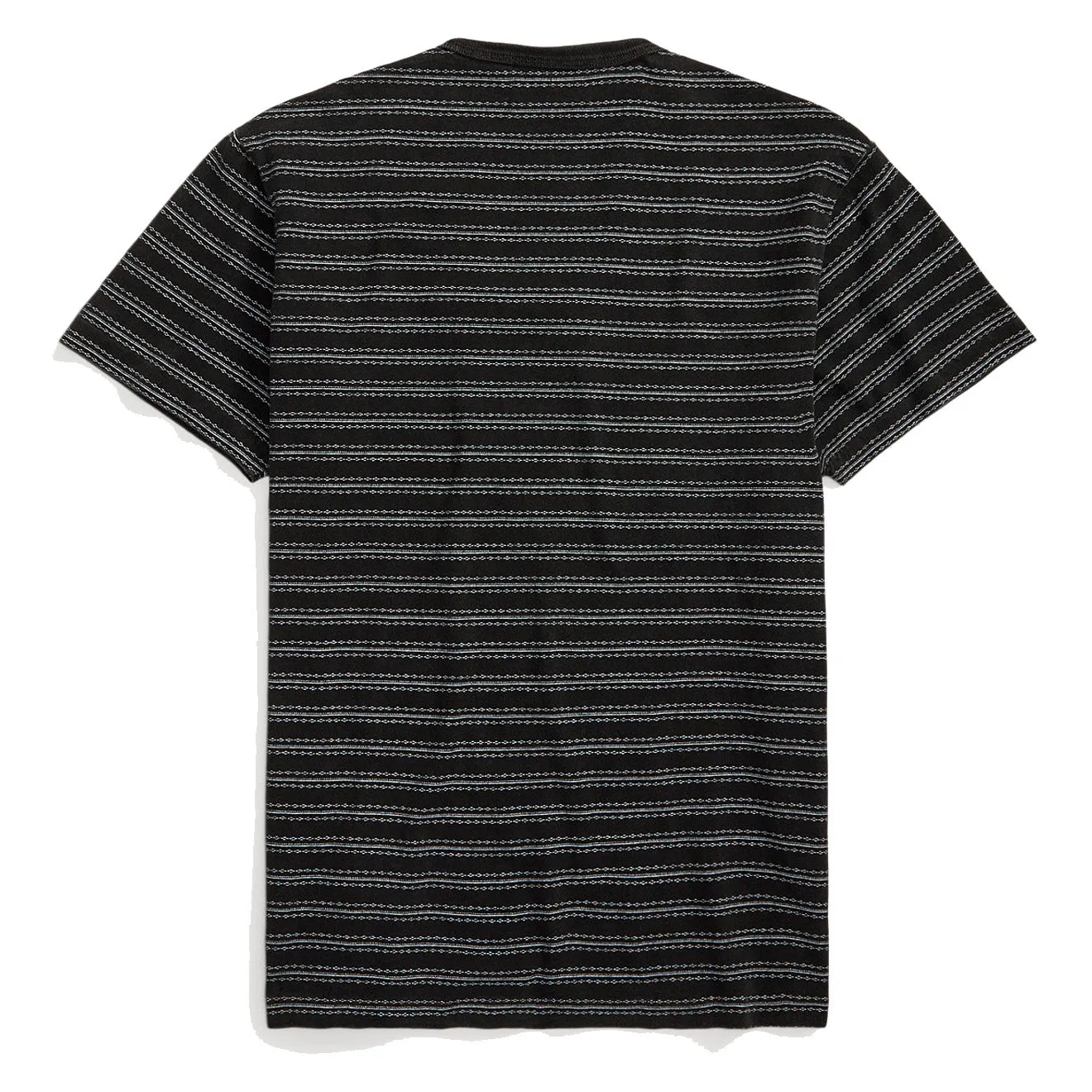 RRL by Ralph Lauren Indigo Striped Jersey T-Shirt Black Multi