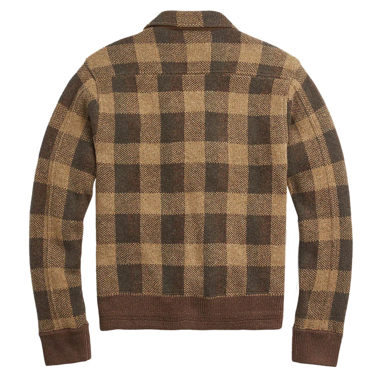RRL by Ralph Lauren Plaid Wool Jumper Jacket Olive Multi