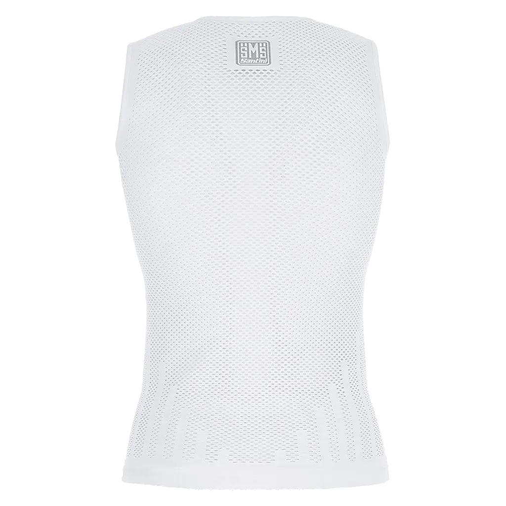 Santini Mesh Mens Cycling Baselayer (White)
