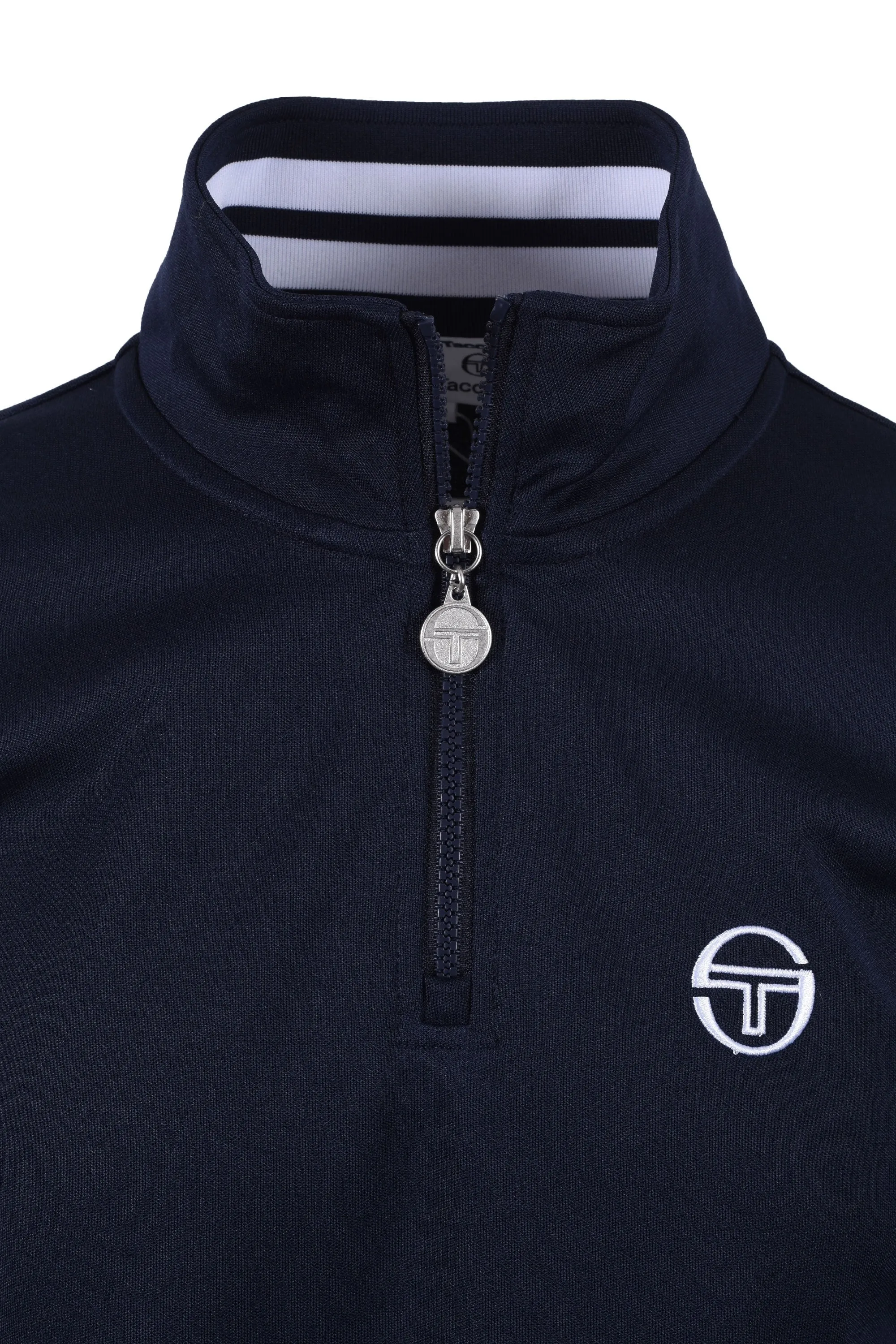 Sergio Tacchini New Iceberg Half Zip Sweatshirt Maritime Blue/White