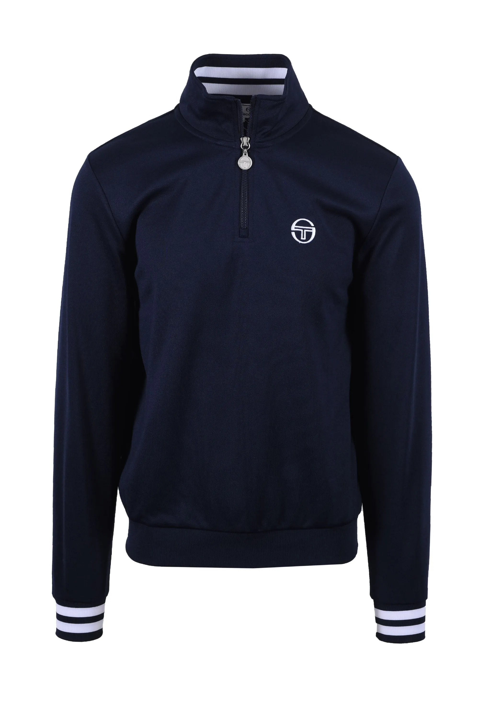 Sergio Tacchini New Iceberg Half Zip Sweatshirt Maritime Blue/White
