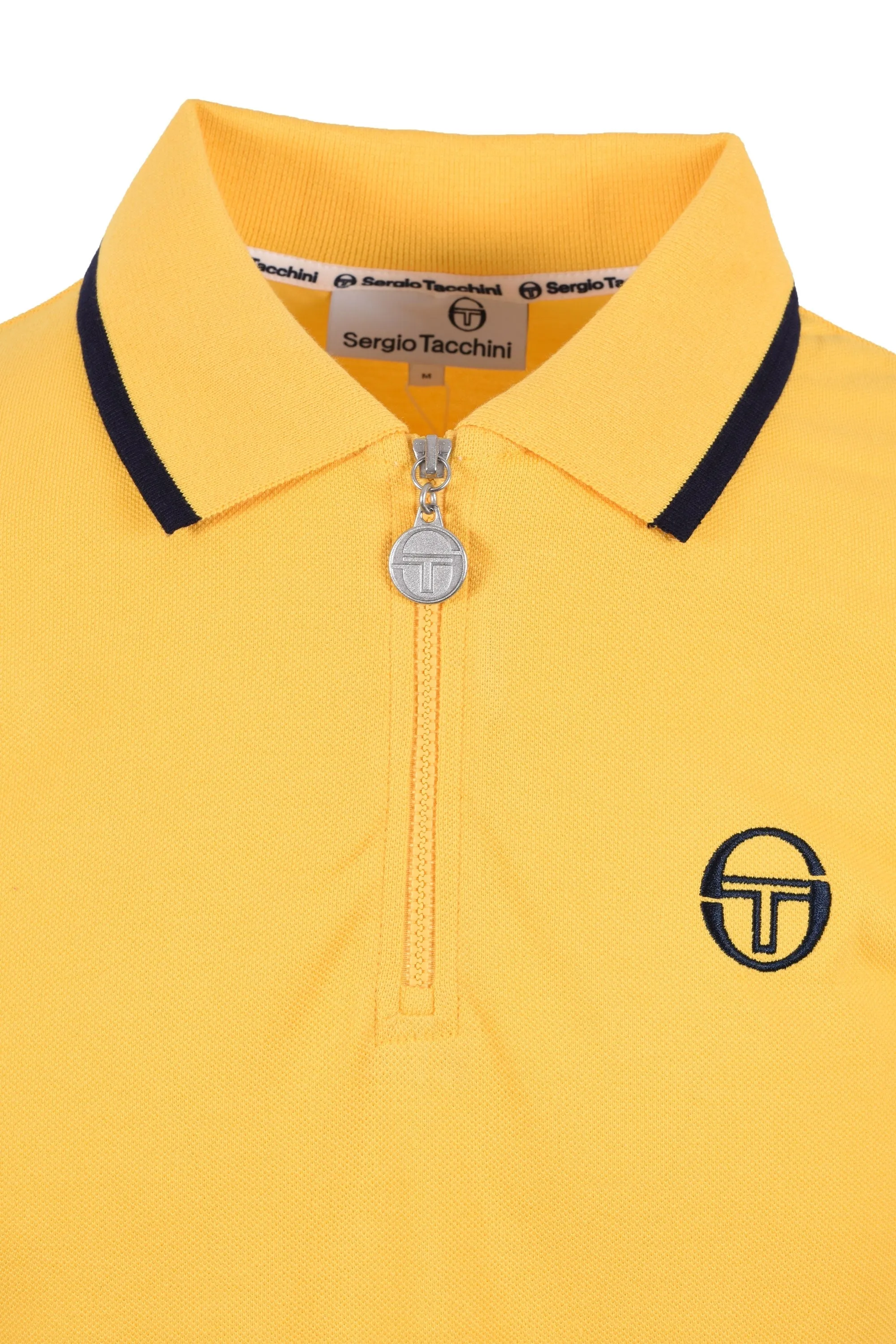 Sergio Tacchini New Iceberg Zip Polo Yellow