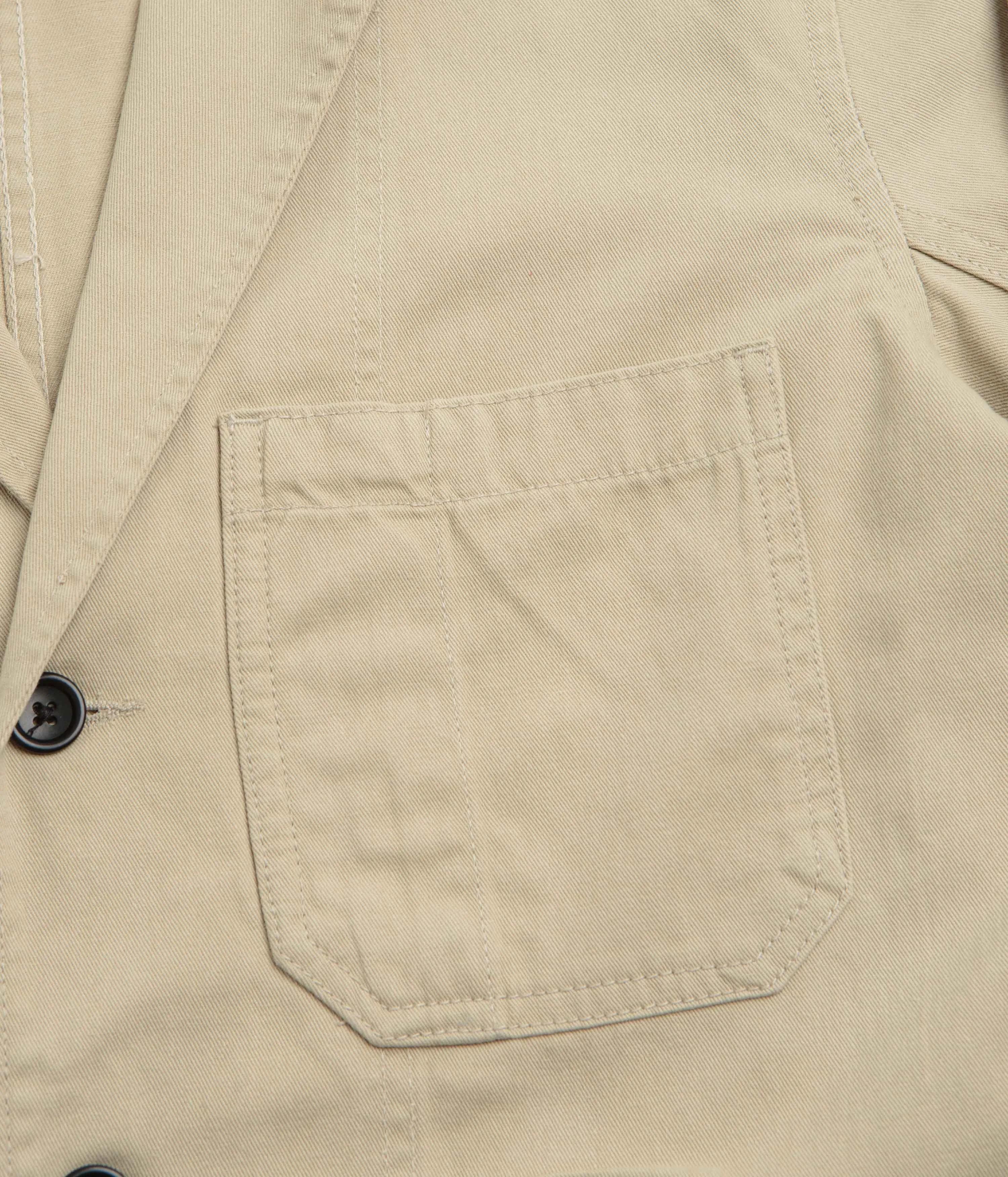 Service Works Drill Server Suit Jacket - Khaki