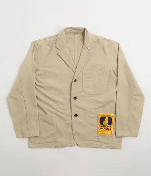 Service Works Drill Server Suit Jacket - Khaki