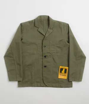 Service Works Drill Server Suit Jacket - Olive