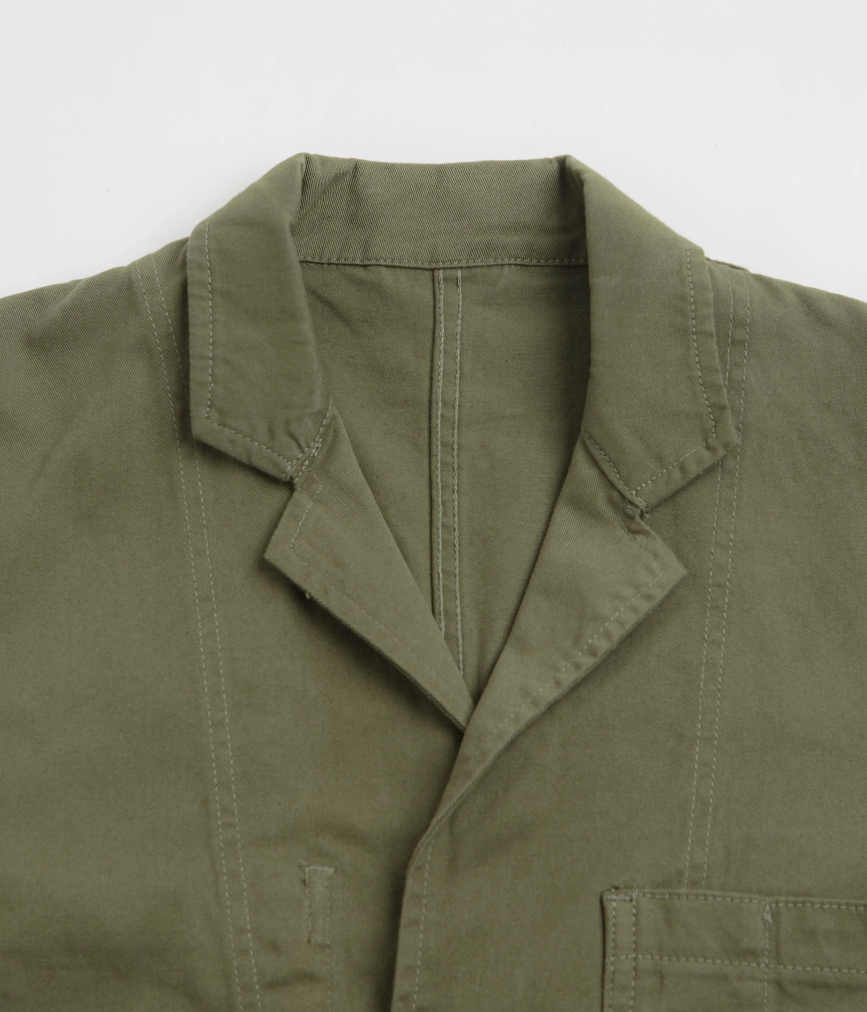 Service Works Drill Server Suit Jacket - Olive