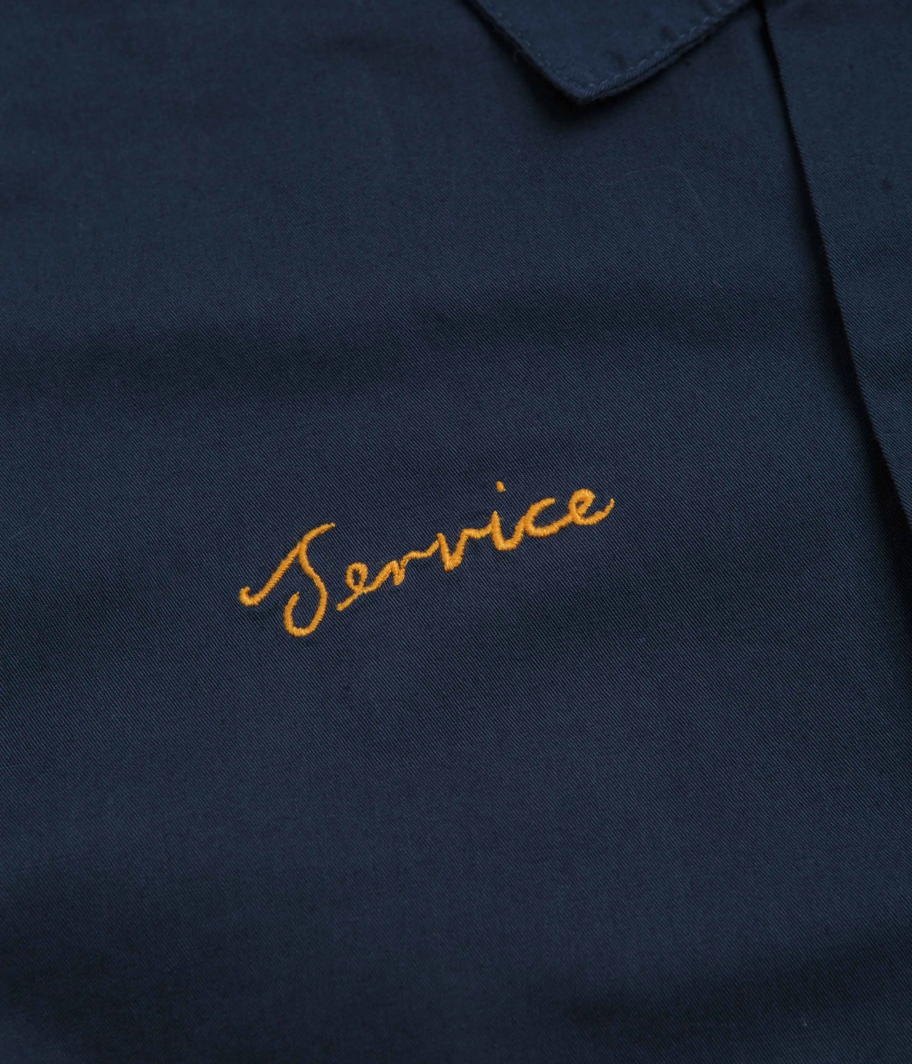 Service Works Light Twill Necessities Short Sleeve Shirt - Navy