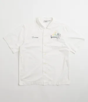 Service Works Light Twill Necessities Short Sleeve Shirt - Off White