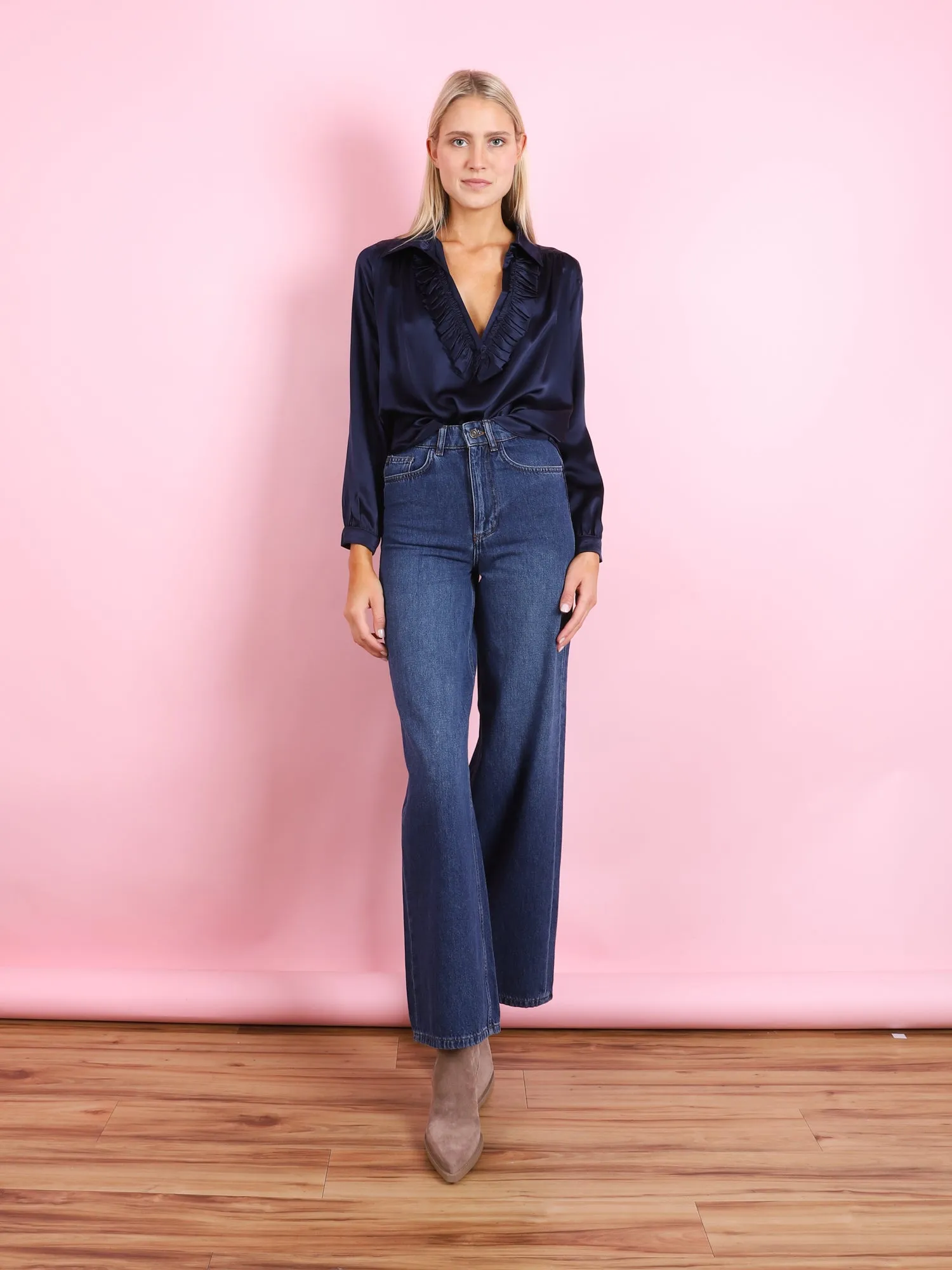 SILK CELINE TOP