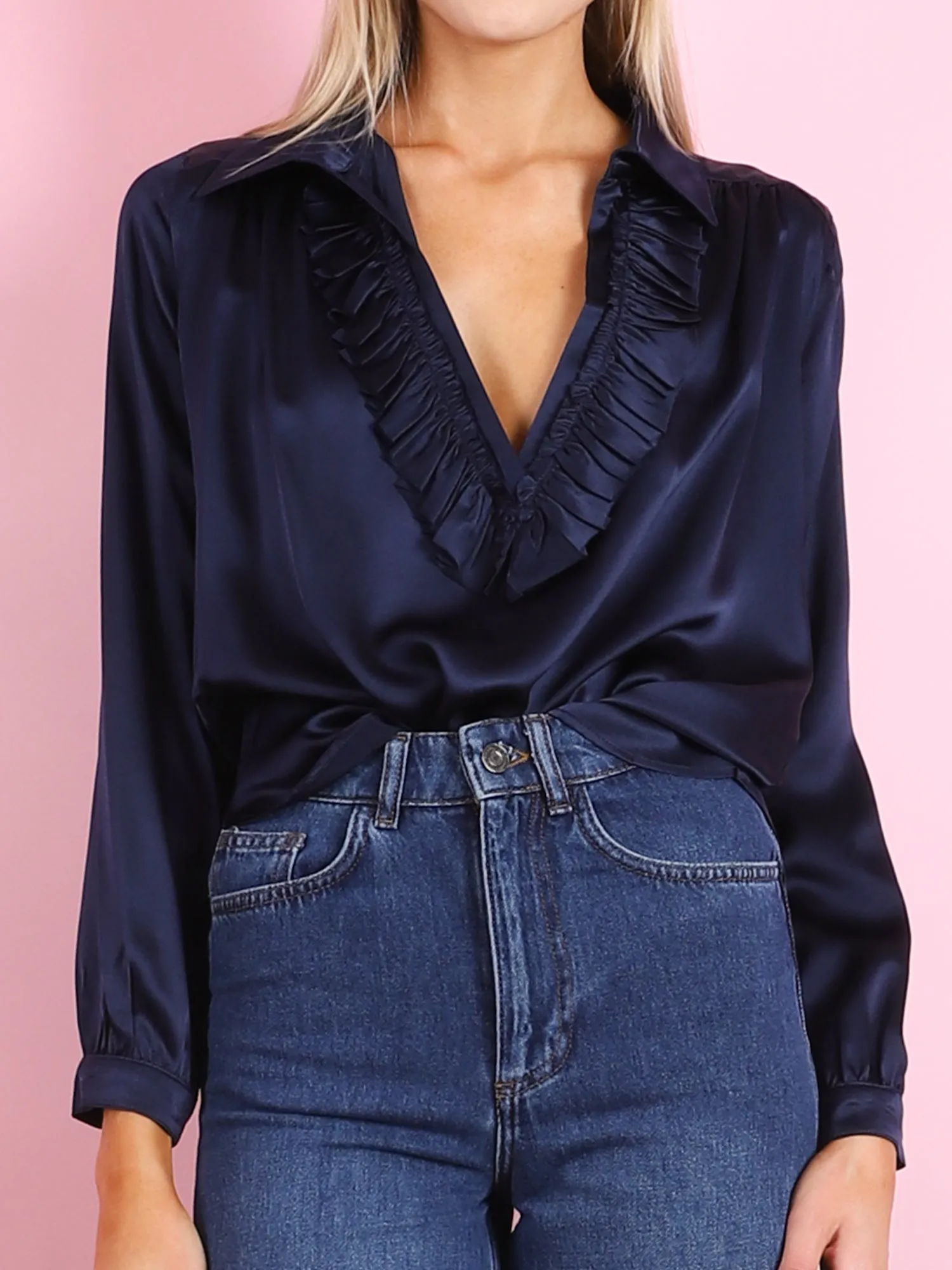 SILK CELINE TOP