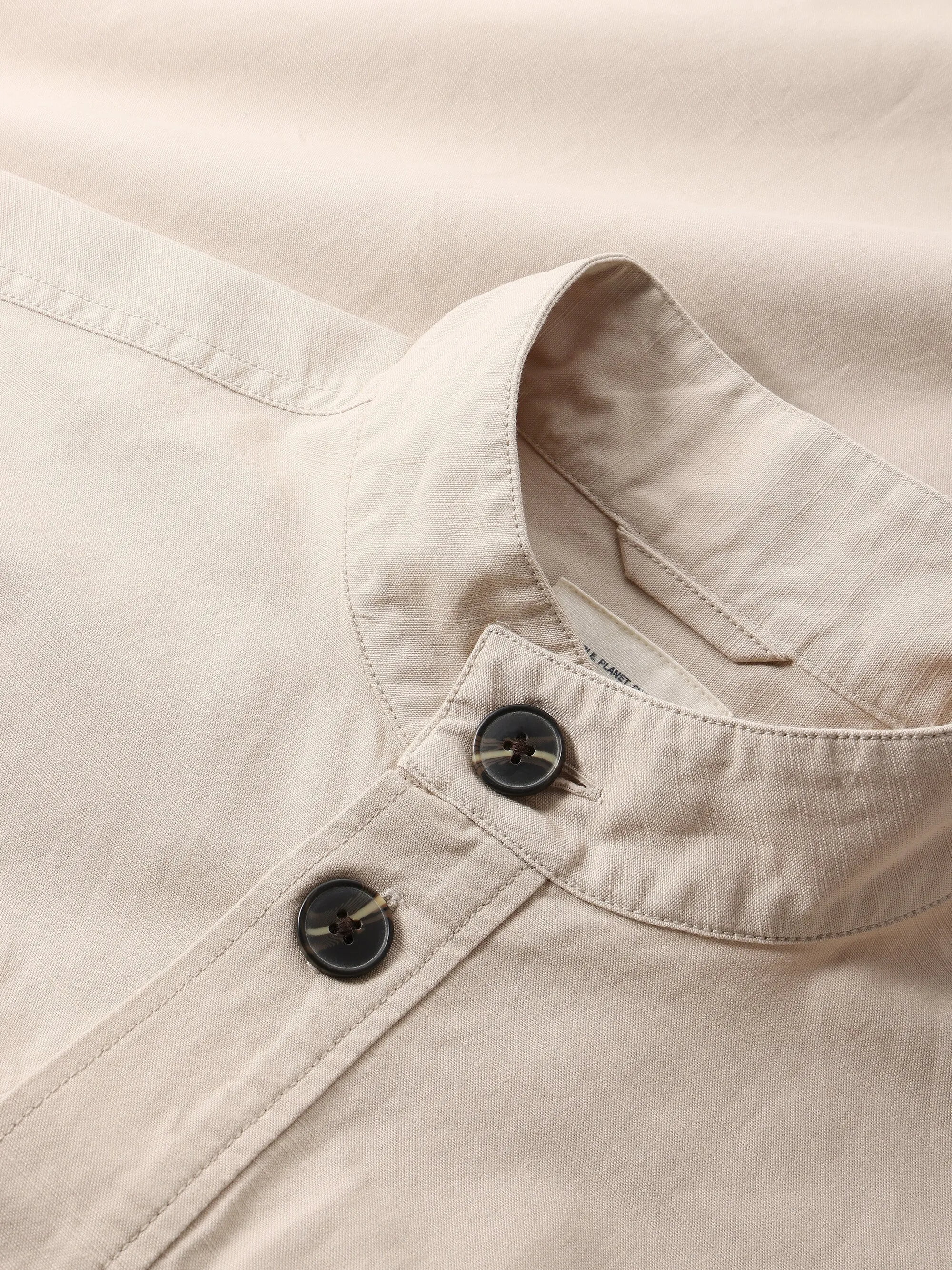 Slub overshirt - GOTS/Vegan - Light feather gray Knowledge Cotton
