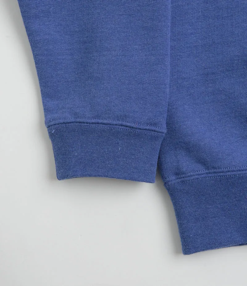 Snow Peak Recycled Cotton Crewneck Sweatshirt - Blue