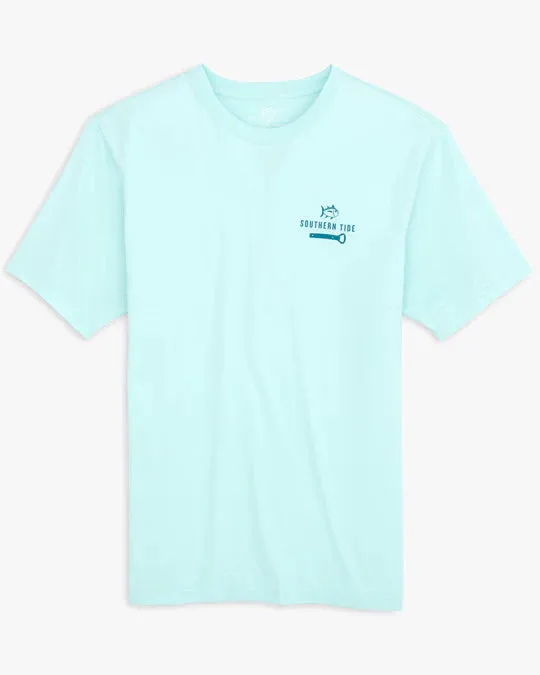 Southern Tide Men's Cerveza Sunset T-Shirt - Wake Blue