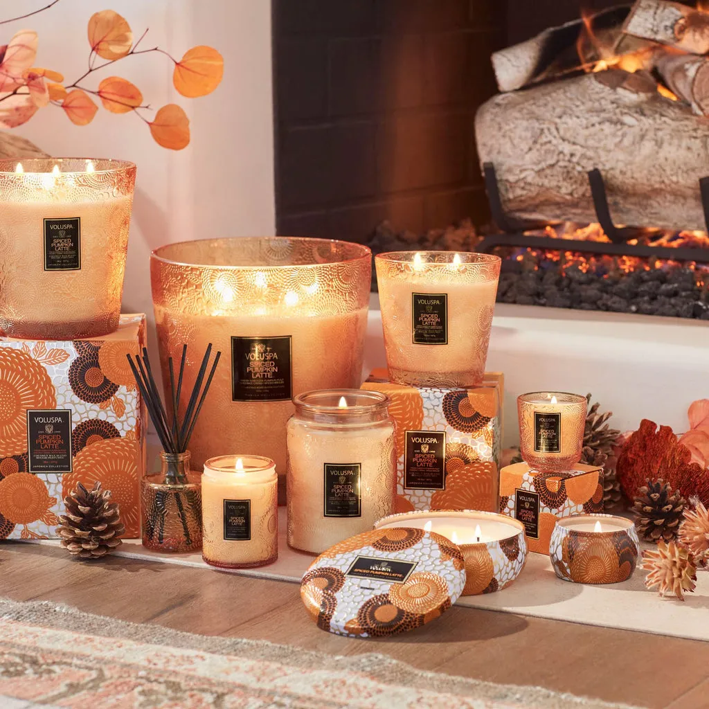 SPICED PUMPKIN LATTE LARGE JAR CANDLE