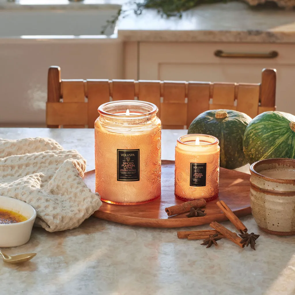 SPICED PUMPKIN LATTE LARGE JAR CANDLE