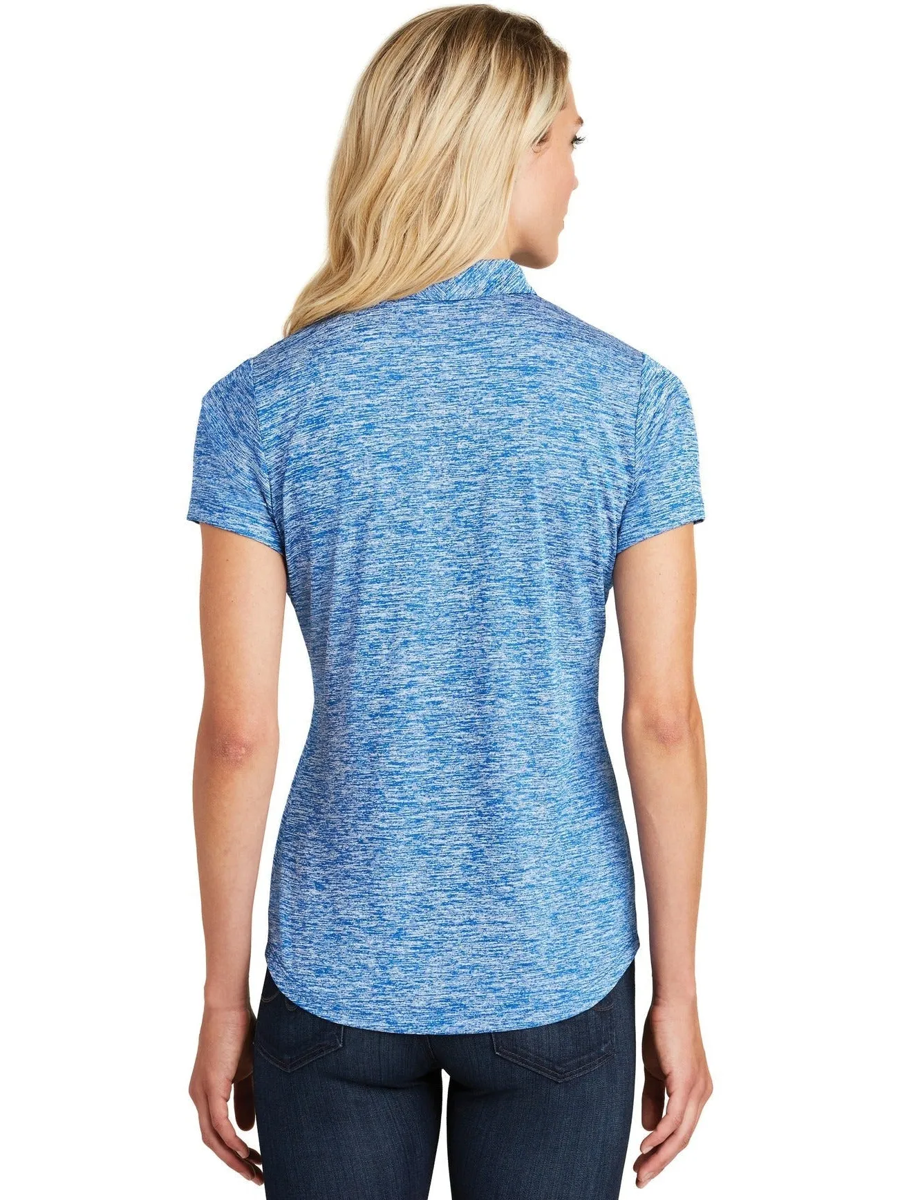 Sport-TekLadies PosiChargeElectric Heather Polo